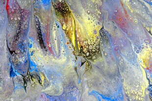 抽象多彩艺术画作