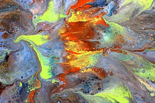 抽象多彩油画纹理