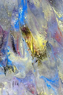 抽象梦幻色彩艺术画作