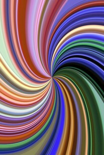 彩色螺旋动感抽象图案