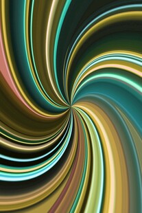 绚丽多彩的螺旋线条图案