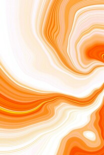 橙白 变流体艺术纹理