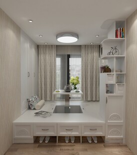 简约风客厅榻榻米设计