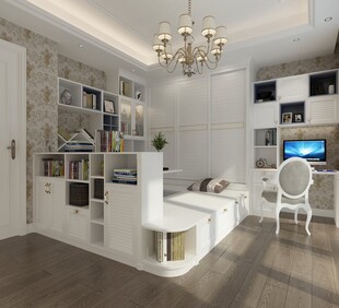 现代简约风书房设计