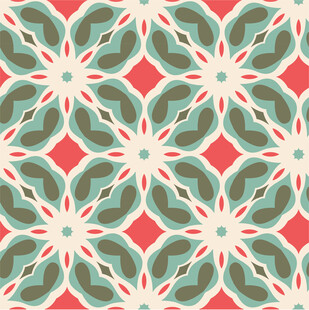 复古几何花纹图案设计