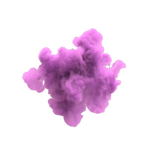 紫色烟雾特效