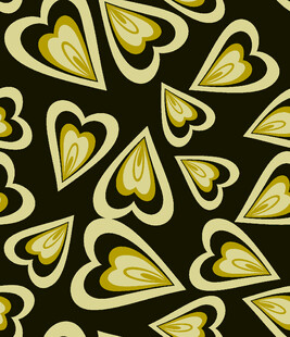 心形图案无缝背景纹理