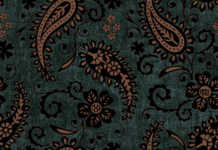 复古佩斯利花纹图案