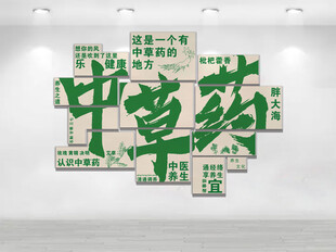 中草药文化墙