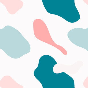 抽象多彩不规则形状图案