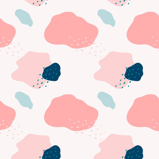 粉色蓝色云朵图案背景