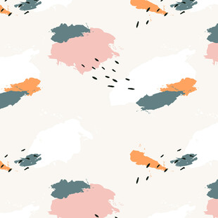 云朵飞鸟简约图案背景