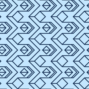 浅蓝色几何图案无缝背景