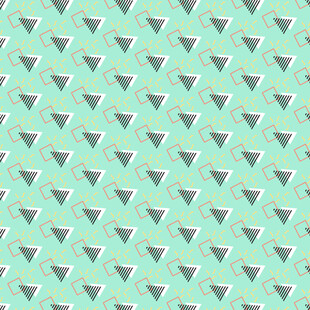 浅绿色几何图案无缝背景