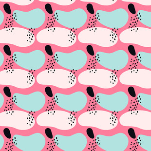 粉色系卡通鞋子图案设计