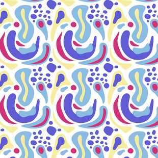 多彩波浪图案纹理背景