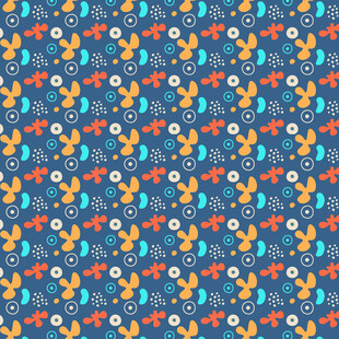 多彩动物图案背景纹理