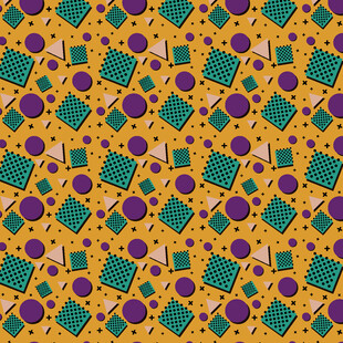 多彩几何图案无缝背景