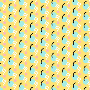 黄色背景月亮图案纹理