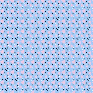 蓝色几何图案无缝背景图