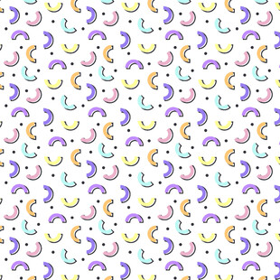 梦幻彩虹月亮图案背景