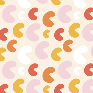 几何形状多彩无缝图案