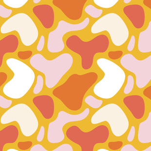 多彩心形几何图案背景