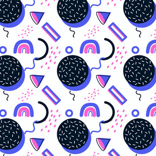 几何图案抽象背景纹理