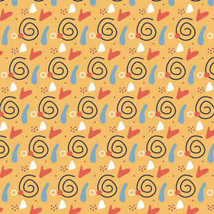 多彩螺旋图案背景纹理