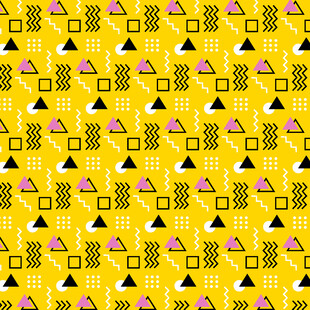 黄色几何图案背景纹理