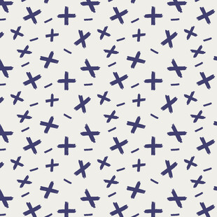 蓝白十字图案无缝背景