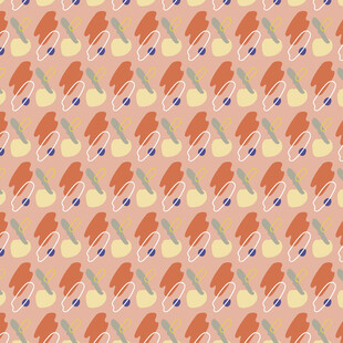 卡通风格水果图案背景