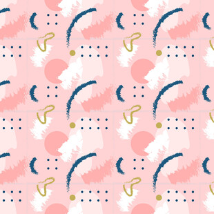 粉色梦幻几何图案背景