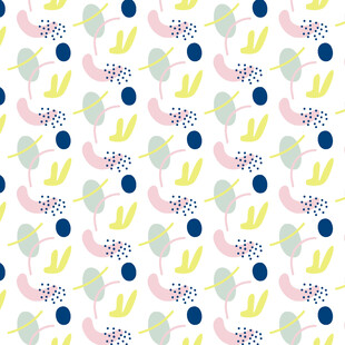 清新水果花卉图案背景