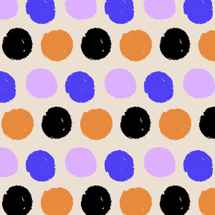 多彩圆点图案背景