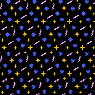 星空主题几何图案背景