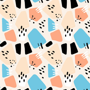 几何图案抽象多彩背景