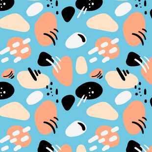 多彩几何图案背景纹理