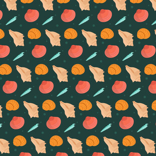 水果图案无缝背景纹理