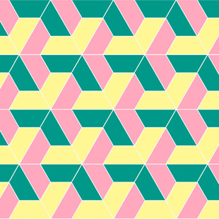 几何彩色拼接图案背景