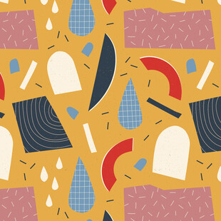 几何图案抽象艺术背景图