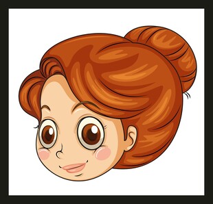 红发女孩头像