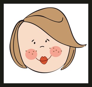 可爱卡通女孩头像