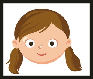 可爱双马尾小女孩头像