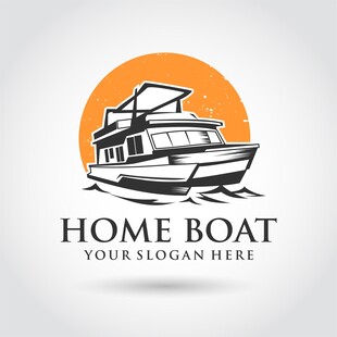 家用船标志设计