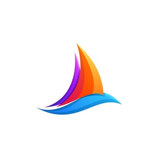 扬帆起航标志设计