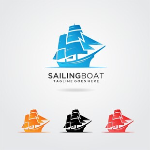帆船标志设计