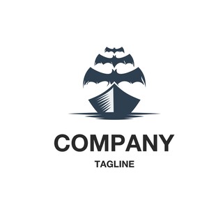 帆船公司标志设计