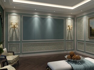 现代简约风卧室室内场景