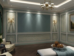 现代简约风卧室室内场景